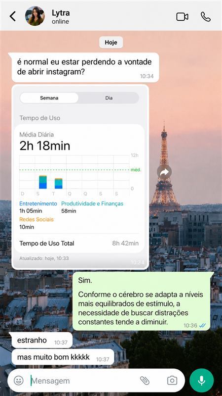 é normal eu estar perdendo a vontade de abrir instagram?