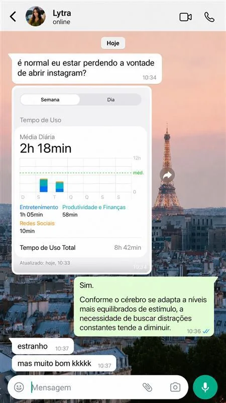 é normal eu estar perdendo a vontade de abrir instagram?